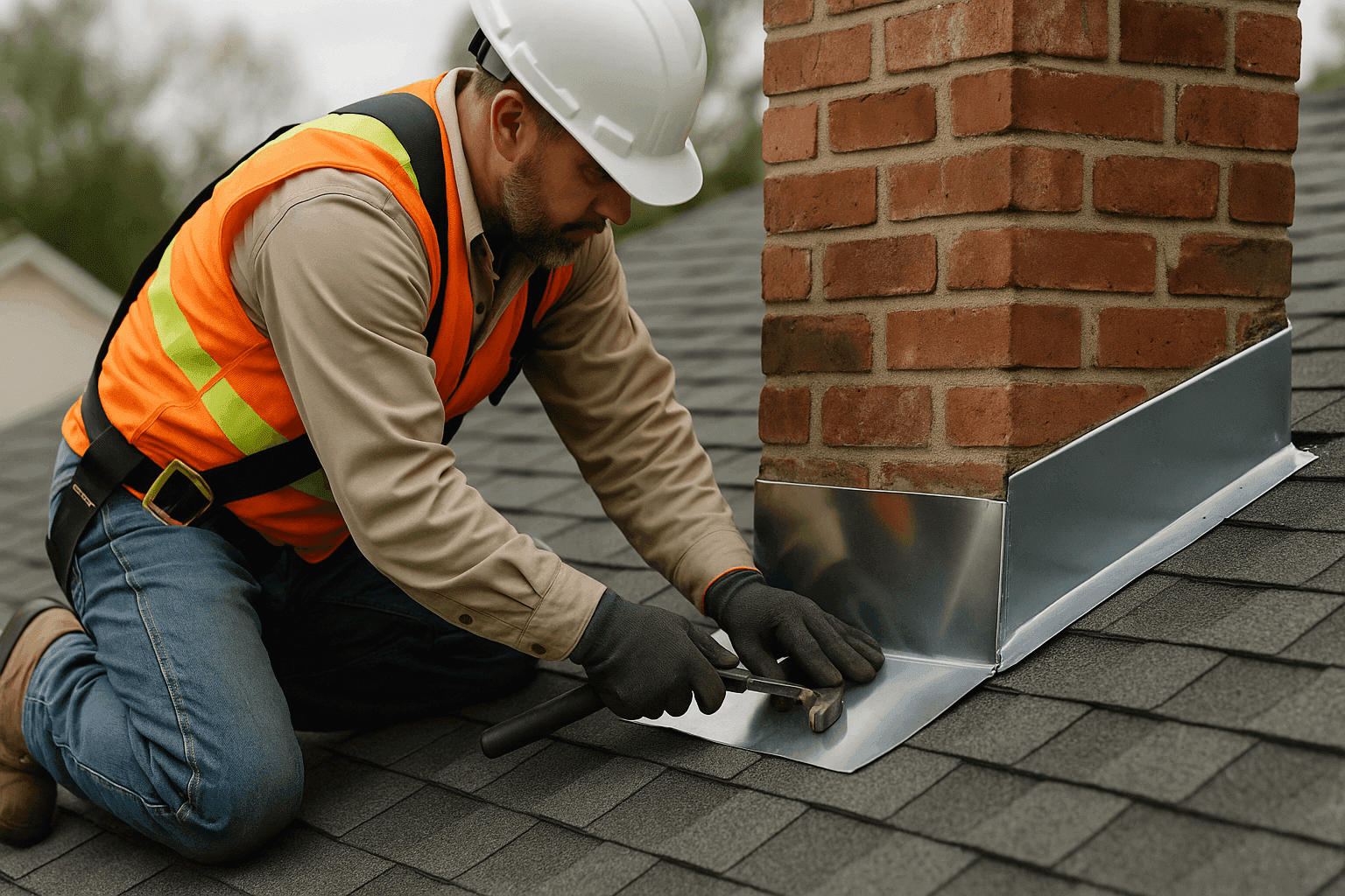 Chimney Flashing Explained: Preventing Leaks Where Roof Meets Brick